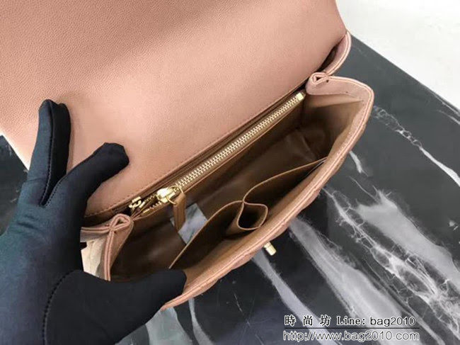 香奈兒CHANEL大號Chanel Coco handle全新頂級翻蓋單肩鏈條手柄包 肩帶可拆卸DSC1191